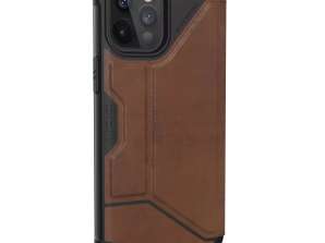 UAG Metropolis LTHR ARMR - кожен защитен калъф с капак за iPhone